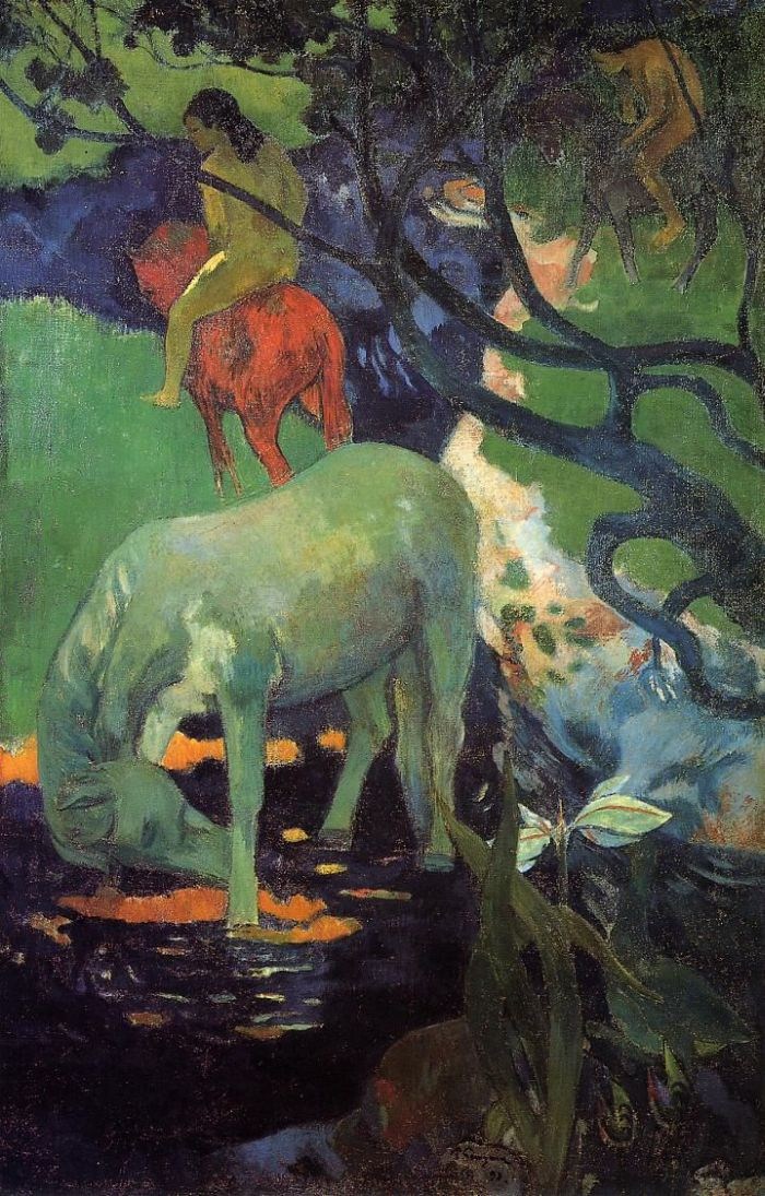 Paul Gauguin The White Horse